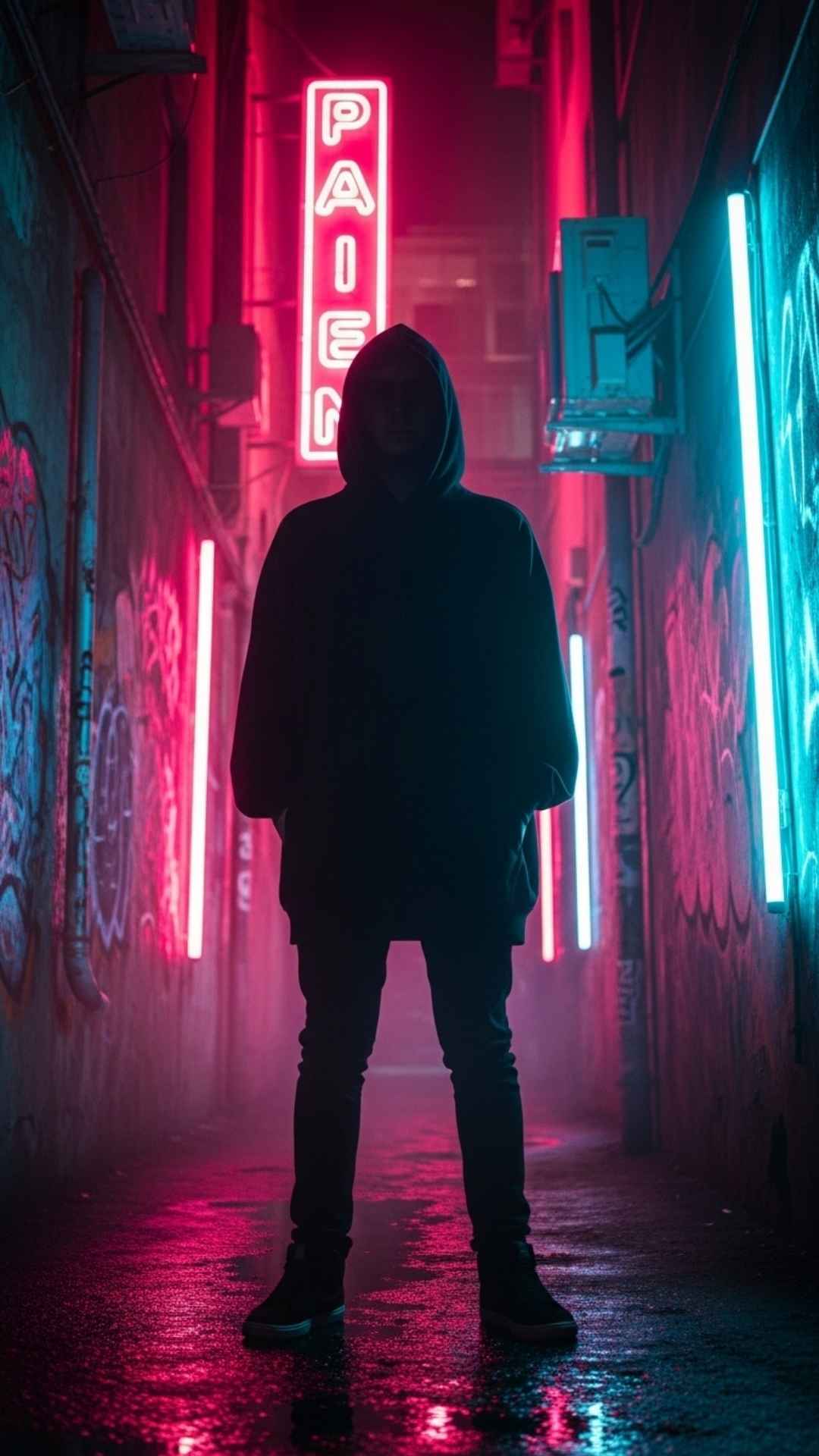 A man in a black hoodie with a hidden face, representing a cool and attitude WhatsApp DP for boys