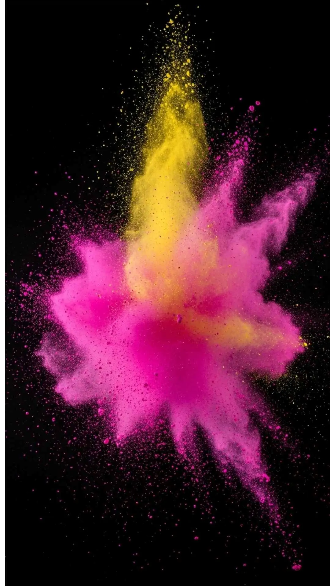 Abstract Holi colors DP, vibrant gulal powder swirl, dynamic colorful aesthetic, festive Indian celebration, energetic profile picture.