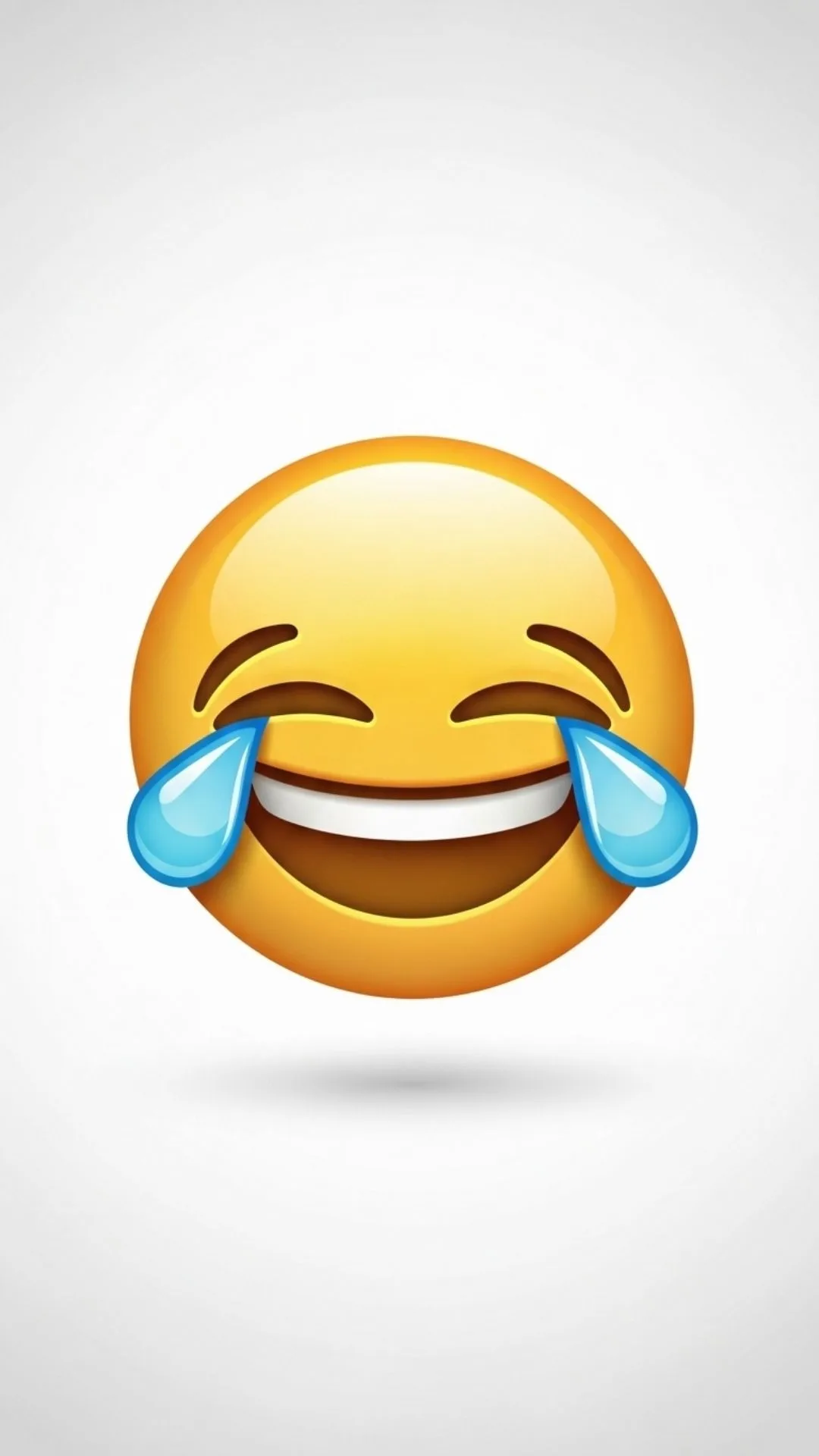 Funny emoji DP, tears of joy emoji profile picture, animated expressive emoji, WhatsApp happy DP.