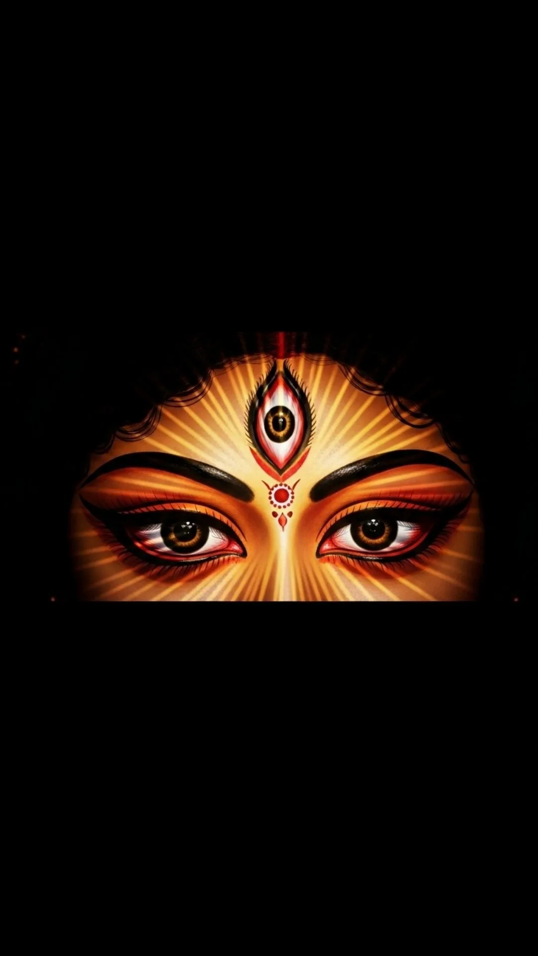 A minimalist and powerful DP focusing on the divine eyes of Maa Durga, representing the power and vision of Shakti. #EyesOfShakti #DivineGaze #MaaDurgaArt #MinimalistDP #Power