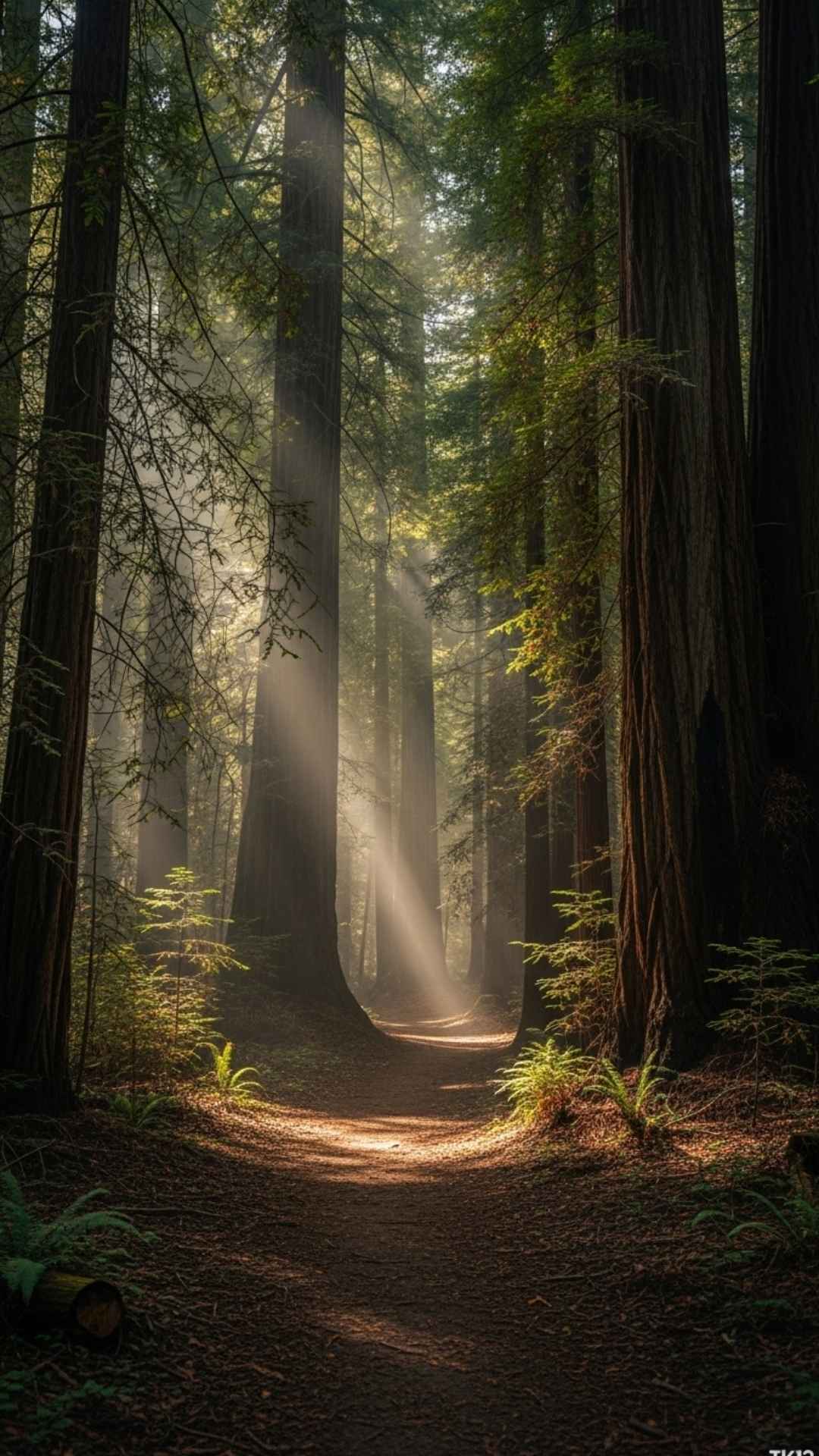 Mysterious Nature DP for WhatsApp featuring a foggy forest path, symbolizing introspection, mystery, and personal journey.
