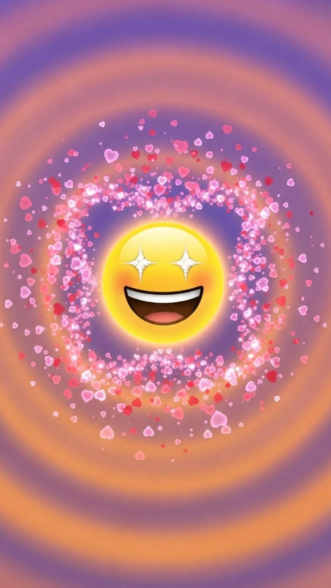 A magical love smiley image for DP with a glowing heart aura. This free HD download expresses strong affection and joy, perfect for a romantic WhatsApp status or an enchanting profile picture from Majekfilms.com.