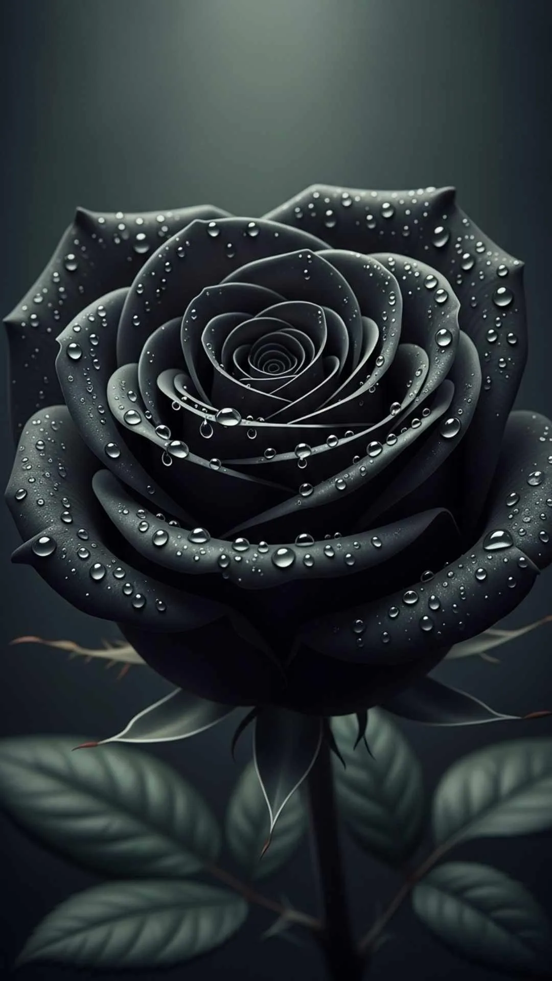 A poignant 4K HD wilting black rose DP, symbolizing deep sorrow, loss, and a quiet end. Ideal for a sad or lonely profile picture.