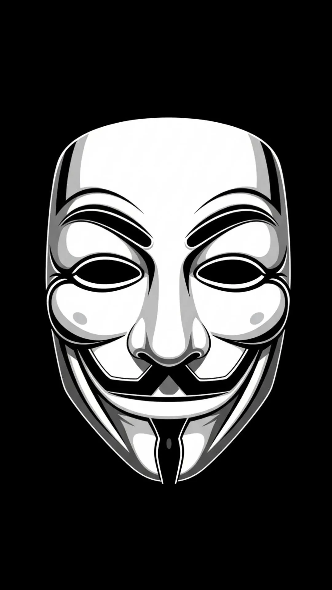 An "Anonymous" mask DP, a powerful "No DP Image" for a "Hidden DP" on WhatsApp. This 4K graphic symbolizes privacy, security, and anonymity, perfect for a tech-savvy user.