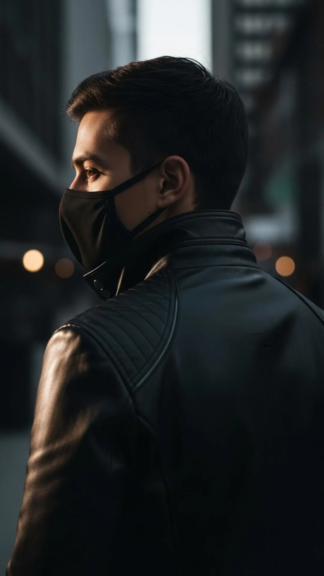 A cool "Attitude DP" for boys and girls; this "No DP Image" shows a stylish person with a hidden face and mask, perfect for a confident and mysterious WhatsApp DP profile picture