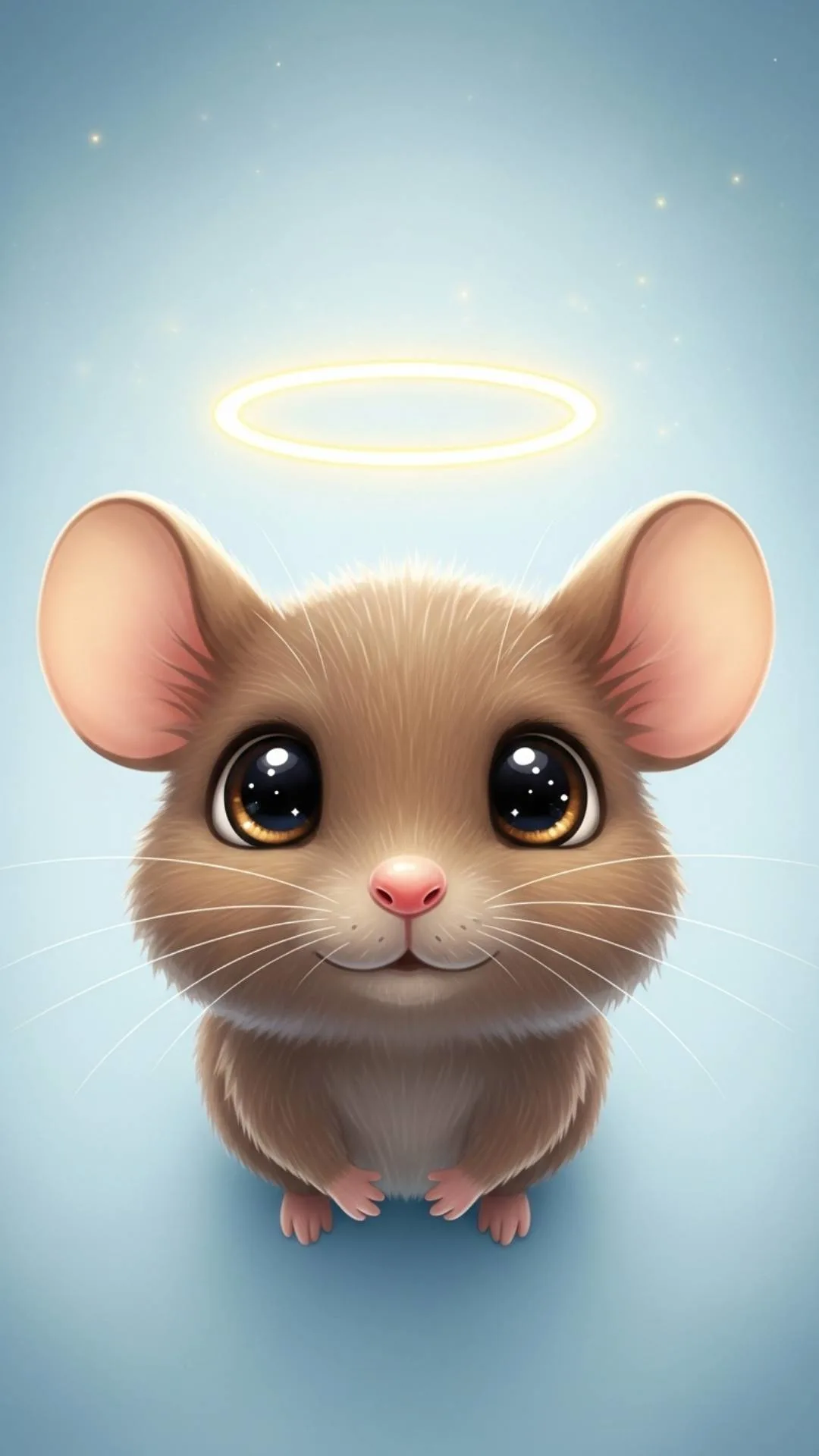 Cute Jerry DP with an angel halo, showing his 'innocent' persona. This funny and aesthetic HD PFP is a popular download for WhatsApp users in India, perfect for a profile picture that looks sweet but is secretly witty.