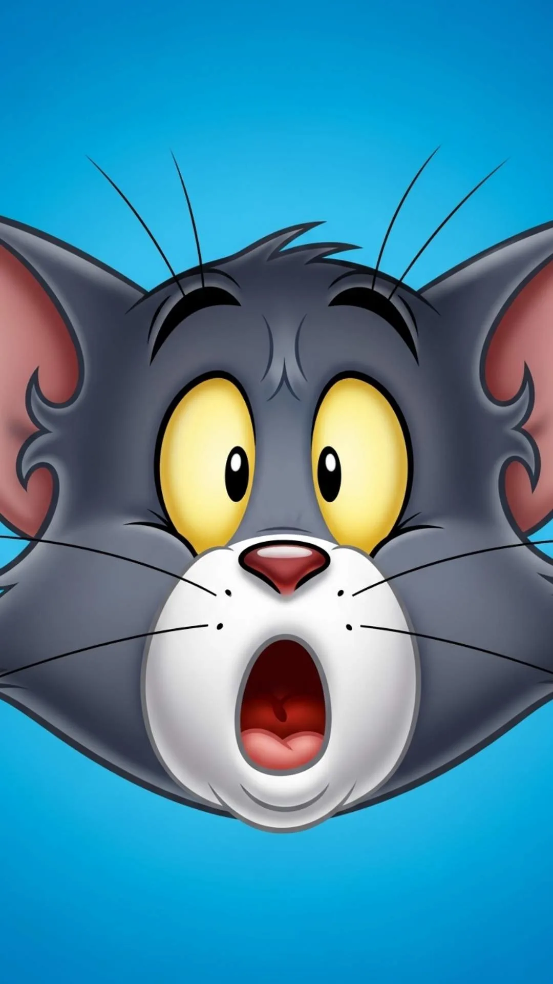 Tom's classic electric shock meme face, a funny Tom and Jerry DP for WhatsApp. This hilarious HD cartoon PFP captures an iconic, undefeated comedy moment, a top download for boys and meme lovers in India for a cool profile picture.